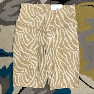 Tiger Print Biker Shorts